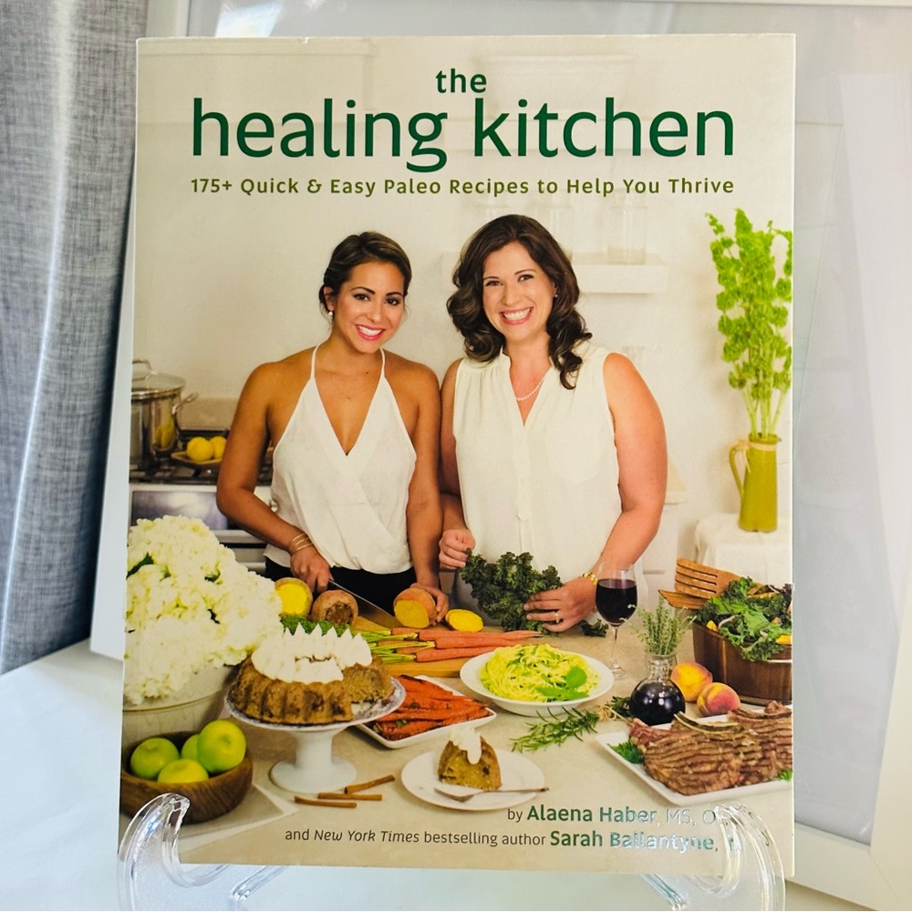 NEW the healing kitchen Paperback Cookbook Recipe Book